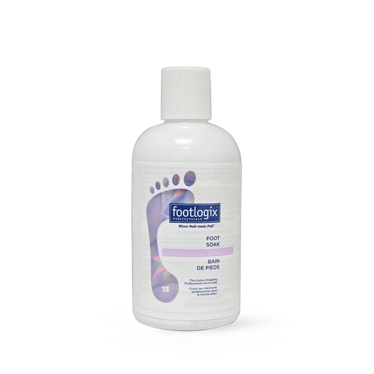 concentré bain de pieds Footlogix F13, pH équilibré, peau sèche, hydratation