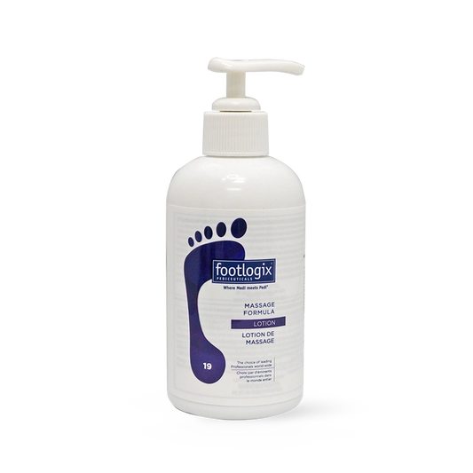 lotion de massage Footlogix F19, urée, huile de tournesol, peau douce, pieds