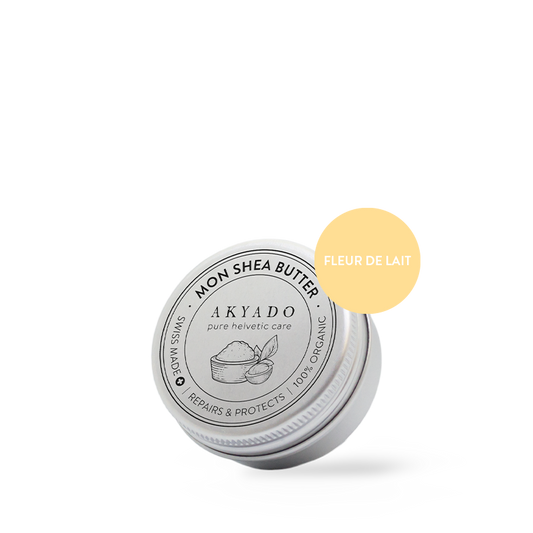 beurre de karité Shea Butter Fleur de Lait, huile de jojoba, hydratant, réparateur, zones sèches