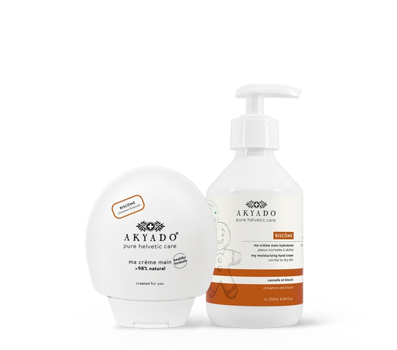 crème mains Biscôme duo pack, pain d’épices, hydratante, apaisante, peaux sèches