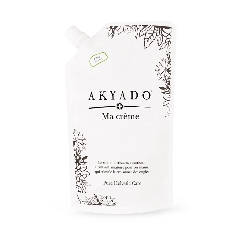 crème mains Mojito 500 ml, citron vert, menthe, hydratante, parfum frais, mains