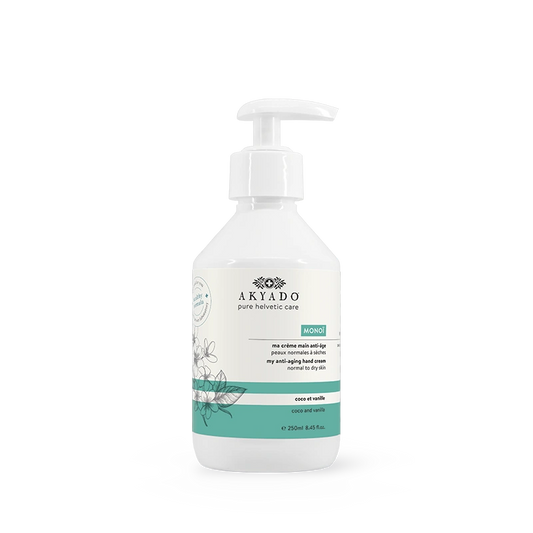 crème mains Monoï 250 ml, vanille de tiaré, hydratante, nourrissante, mains douces
