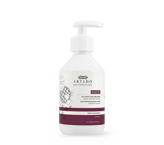 crème mains Plum Pie 250 ml, parfum prune, biscuit gourmand, hydratante, mains