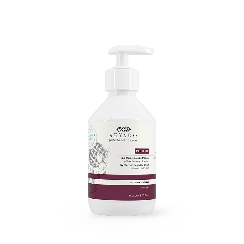 crème mains Plum Pie 250 ml, parfum prune, biscuit gourmand, hydratante, mains
