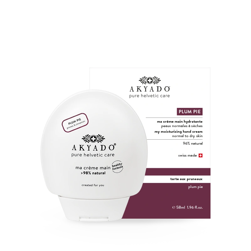 crème mains Plum Pie 58 ml, parfum prune, biscuit gourmand, hydratante, mains