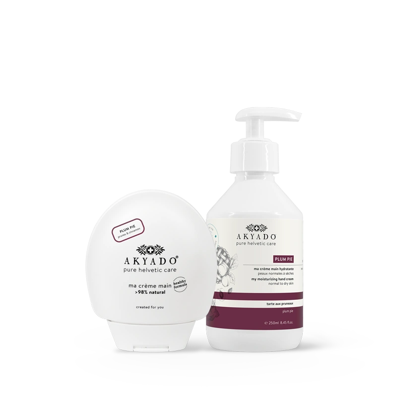 crème mains Plum Pie duo pack, parfum prune, biscuit gourmand, hydratante, mains