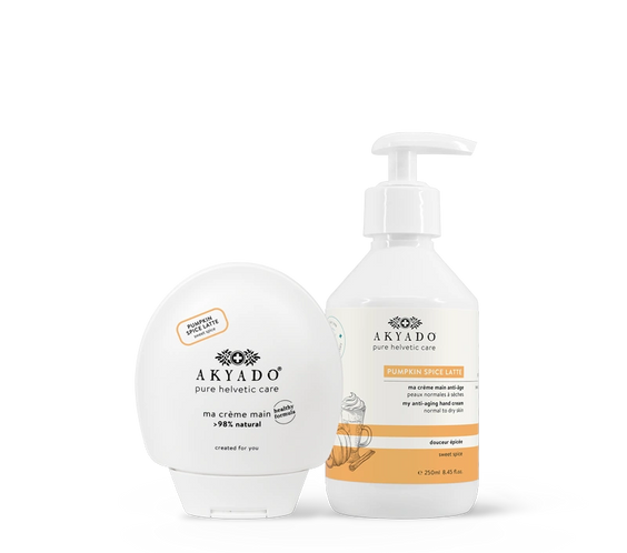 crème mains Pumpkin Spice Latte duo pack, citrouille, cannelle, muscade, hydratante, mains