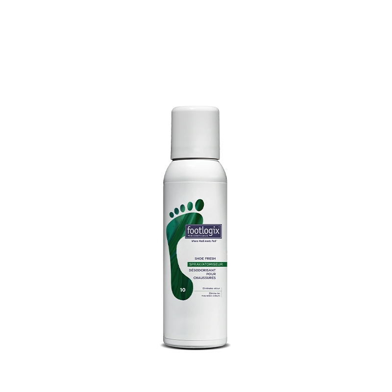 désodorisant pour chaussures Footlogix F10, huile de tea tree, mauvaises odeurs, bactéries