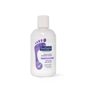 exfoliant Footlogix F15, microalgues biologiques, pierre ponce naturelle, détoxifiant, pieds