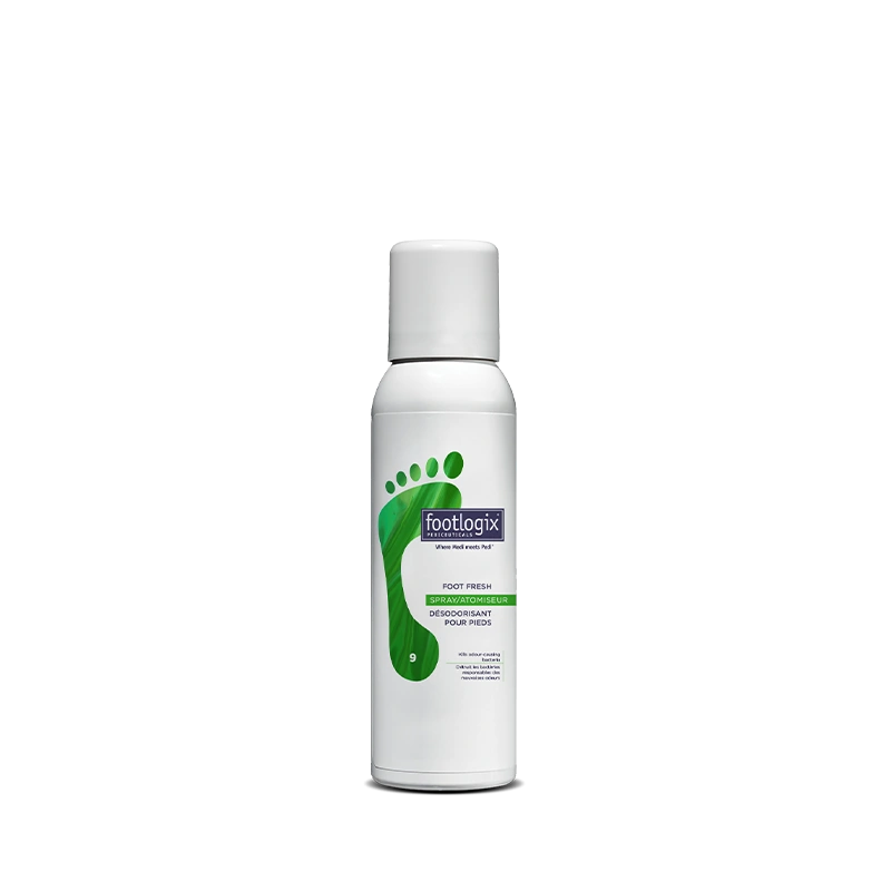Déodorant pour pieds, Footlogix F9, huile de théier, menthol, mauvaises odeurs
