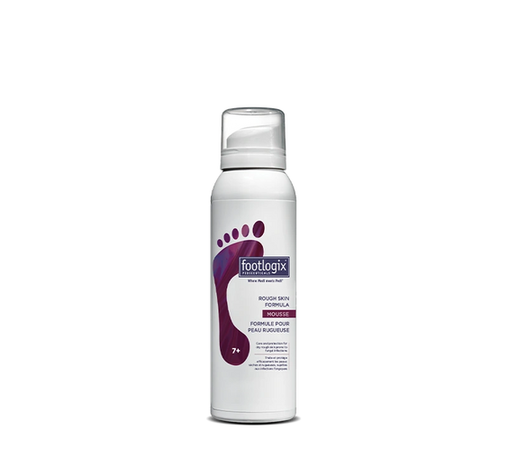 Mousse Footlogix F7+, peau rugueuse, hydratante, antifongique, pieds secs