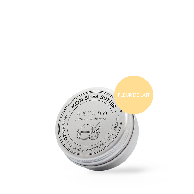 beurre de karité Shea Butter Fleur de Lait, huile de jojoba, hydratant, réparateur, zones sèches