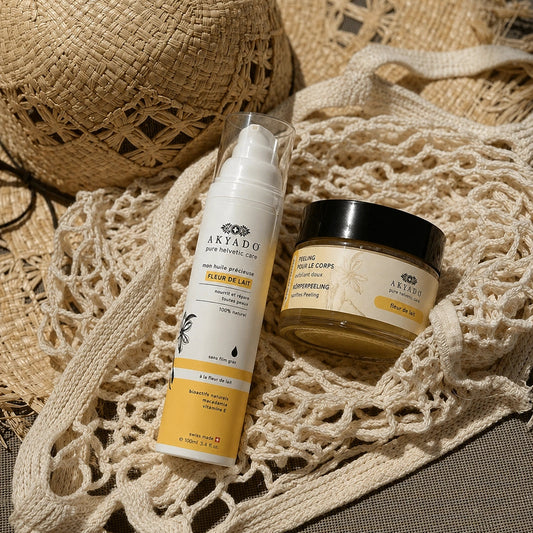 Duo corps fleur de lait ( Peeling + Huile)